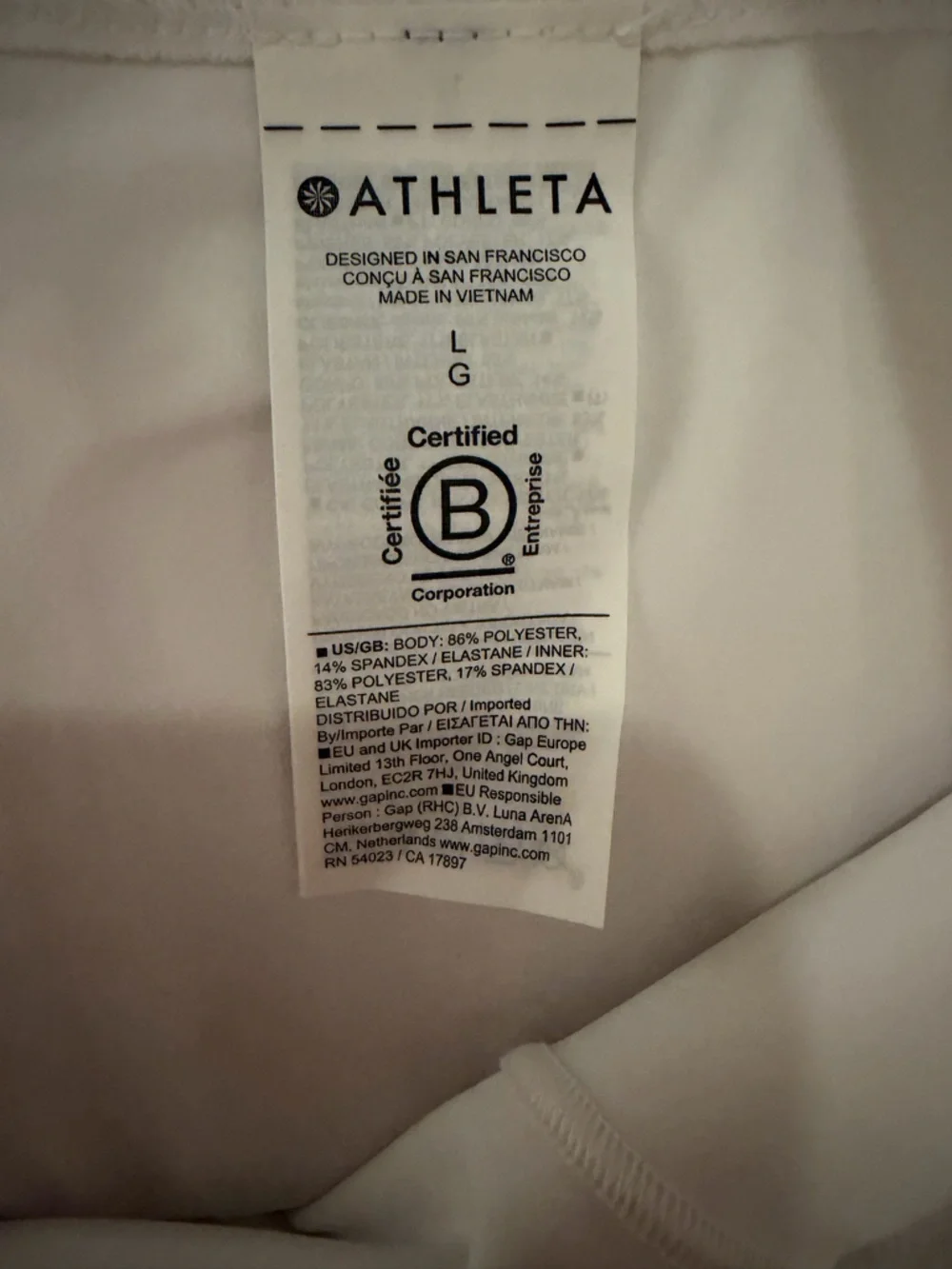 NWT Athleta Match Point Highrise Colorblock Skirt